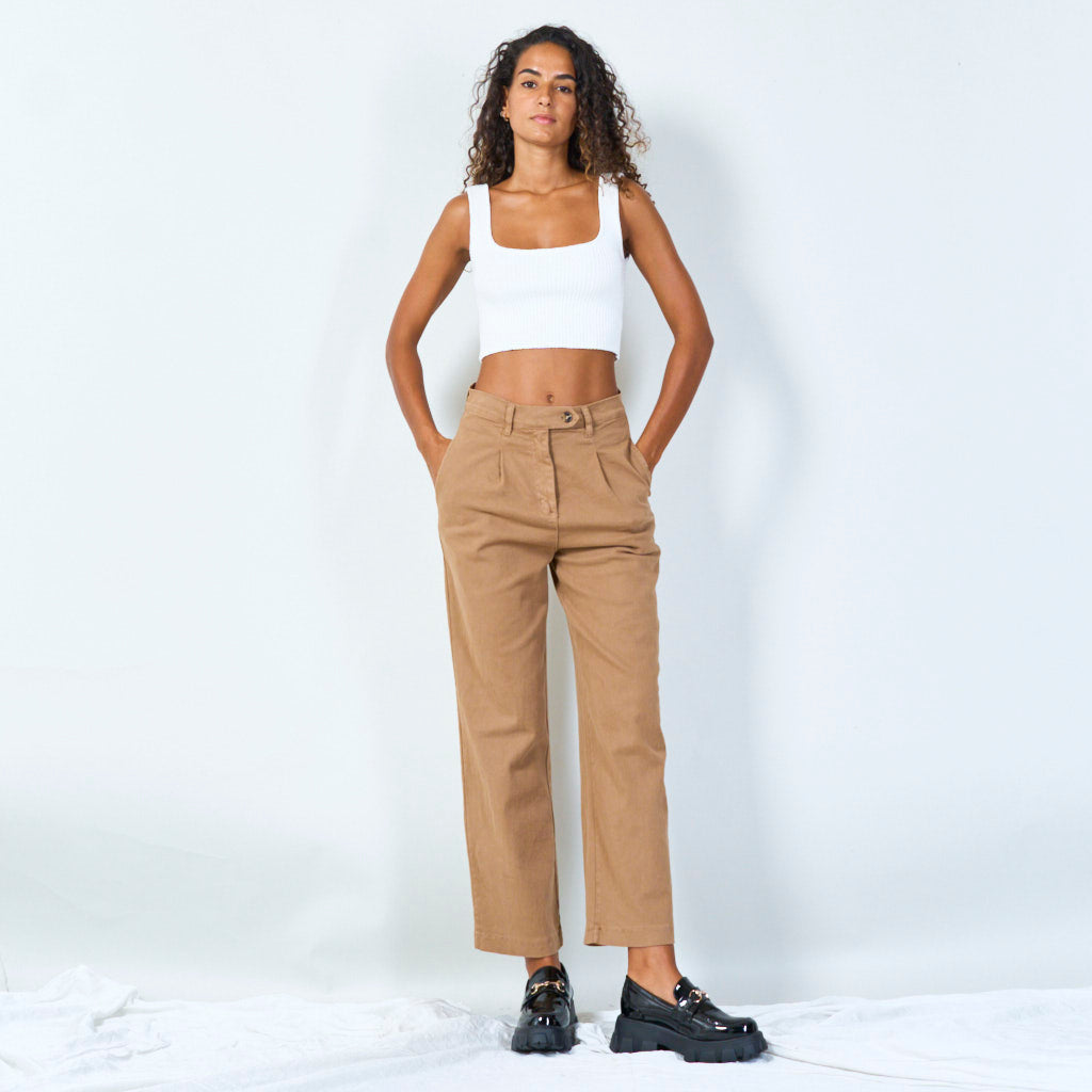 Pantalon plissé